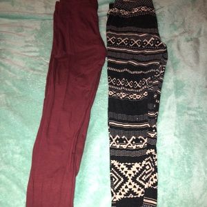 Rue 21 leggings, together or separate